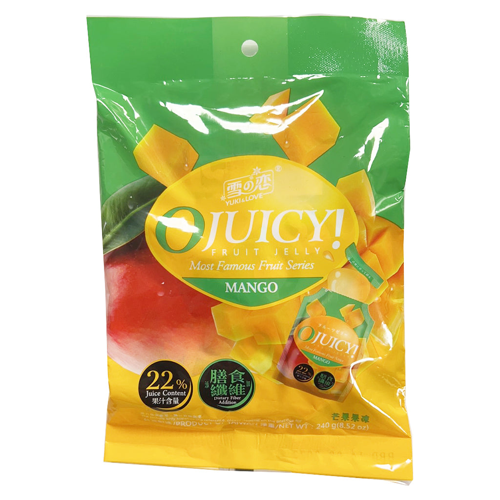 Yuki & Love O Juicy Fruit Jelly Mango Flavour 240g ~ 雪の恋 芒果