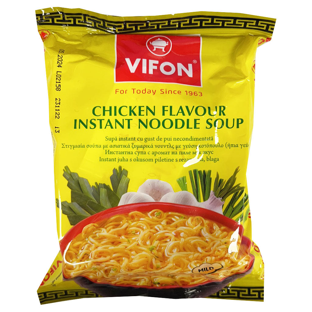 Vifon Chicken Flavour Instant Noodles Soup 60g Vifon 速食面 鸡肉味 中辣 60g