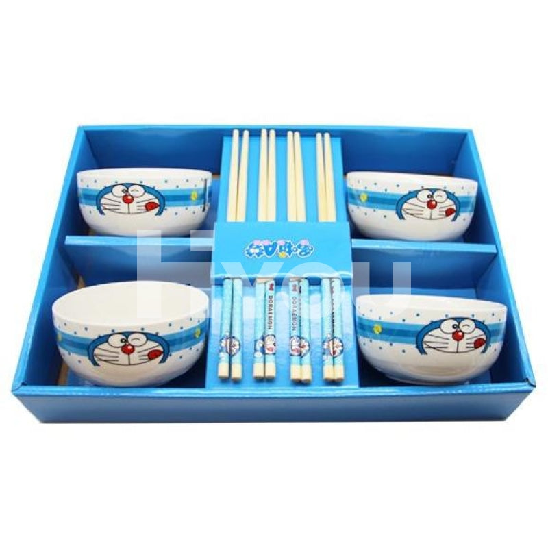 Doraemon Bowl And Chopstick 1 set 多啦A夢碗筷套裝 1 set