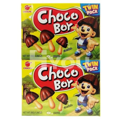 Orion Choco Boy Twin Pack 72G ~ Confectionery