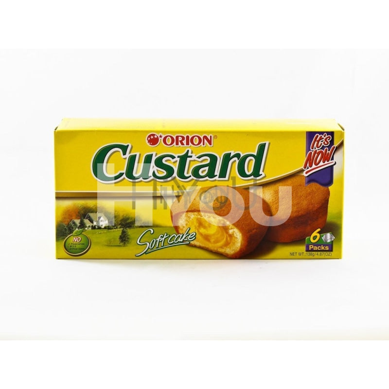 Orion Custard Soft Cake 6 Packs 6x23g Orion 牛奶蛋糕 小 6x23g