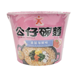 Doll Bowl Noodle Tomato & Seafood Flavour 111g ~ 公仔碗面 番茄海鲜味 111g