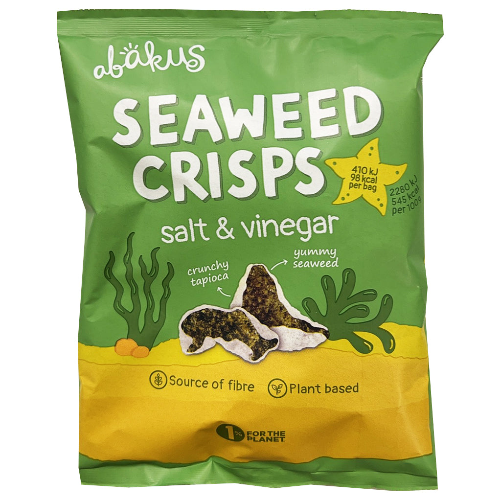Abakus Seaweed Crisps Salt and Vinegar 18g ~ Abakus 脆紫菜 盐醋味 18g