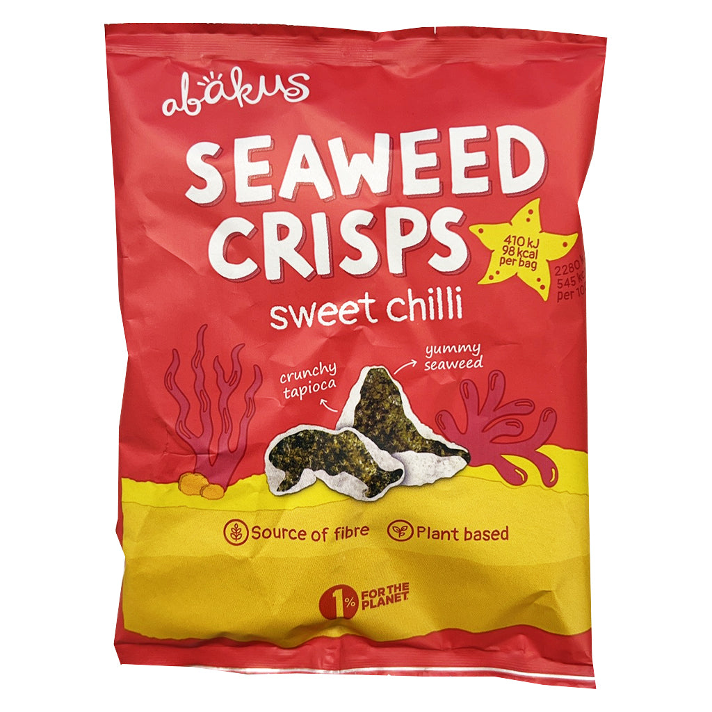 Abakus Seaweed Crisps Sweet Chilli 18g ~ Abakus 脆海苔 甜辣味 18g