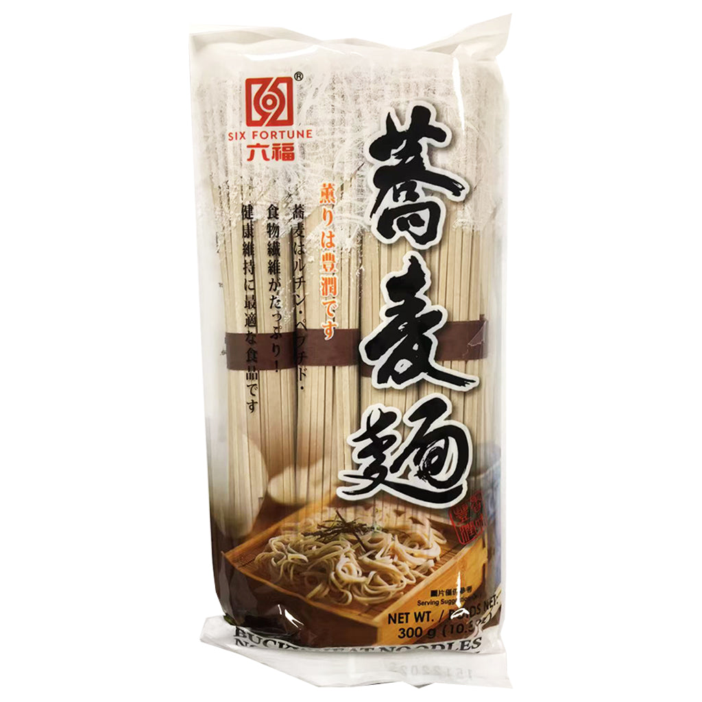 Six Fortune Buckwheat Noodle 300g ~ 六福蕎麥麵 300g