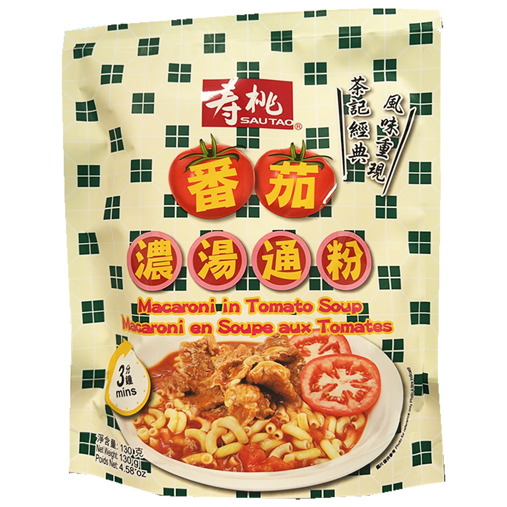 Sau Tao Tomato Soup Macaroni 130g ~ 壽桃牌蕃茄濃湯通粉 130g