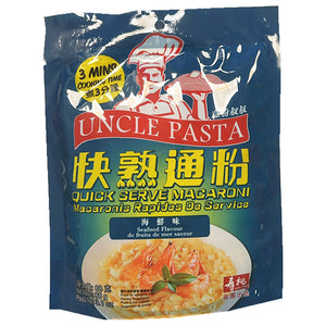 Uncle Pasta Macaroni Seafood 88g ~ 意粉叔叔快熟通粉海鮮味 88g