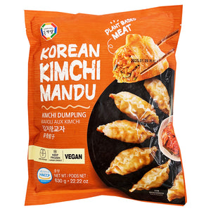 Surasang Korean Kimchi Mandu Plant Based Meat 630g ~ Surasang 韩式泡菜饺子 素食 630g