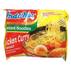 Indomie Instant Noodles Chicken Curry Flavour 80g ~ Indomie 咖喱鸡面 80g