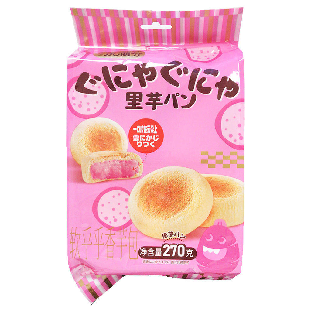 Fun 100% Taro Flavour Soft Bread 270g ~ 乐满芬软乎乎香芋面包 270g