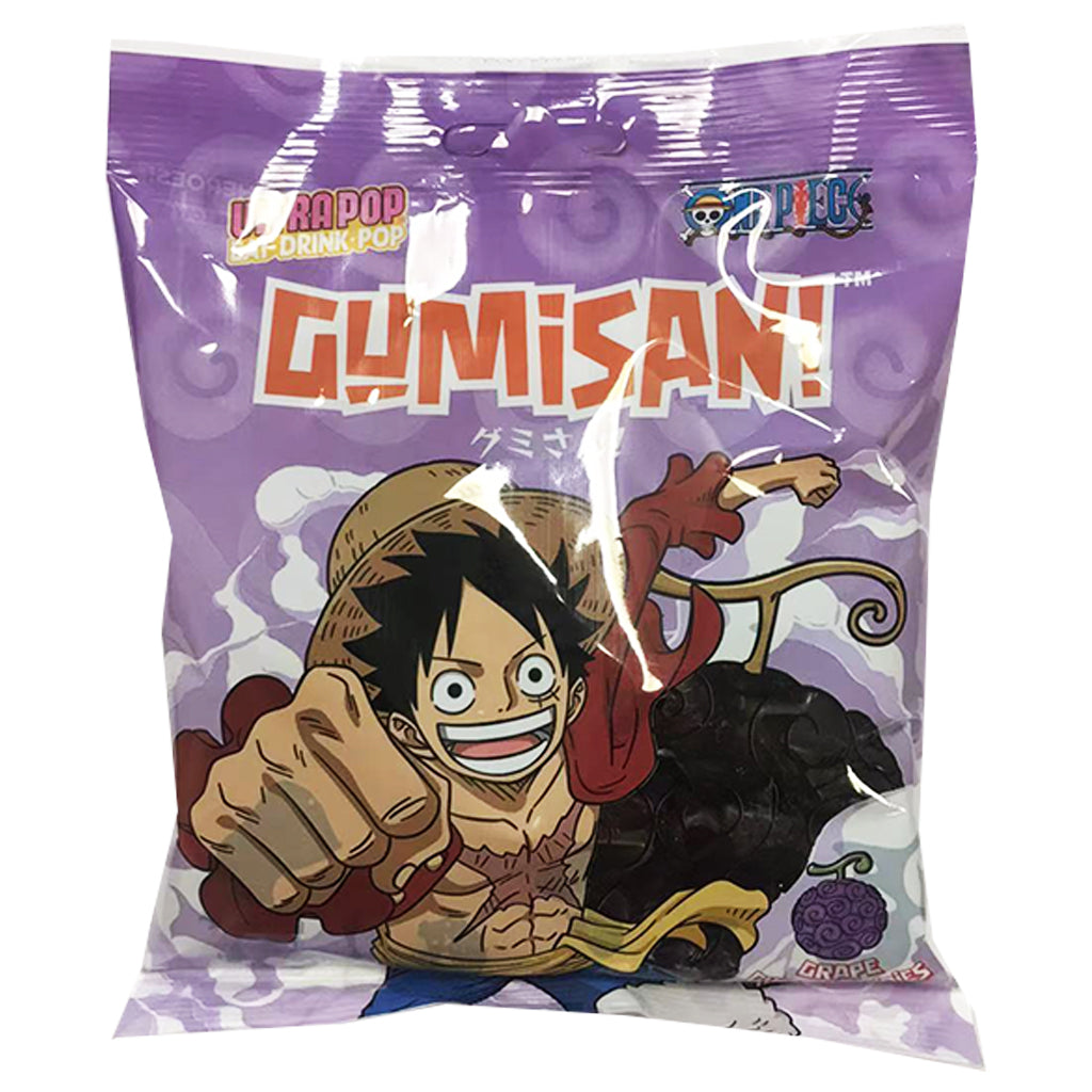 UltraPop Gumisan Gummy Candy Grape 180g ~ 海賊王路飛葡萄糖 180g