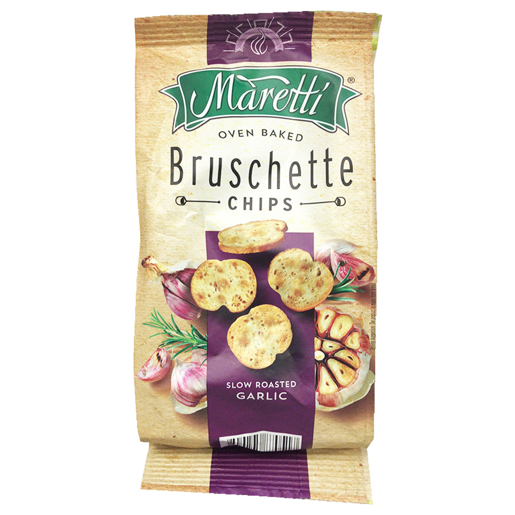 Maretti Bruschette Chips Garlic 70g ~ 意式烤麵包蒜香味 70g