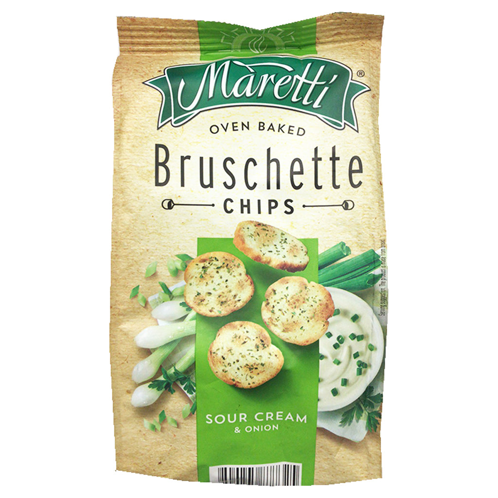 Maretti Bruschette Chip Sour Cream Onion 70g ~ 意式烤麵包酸奶油洋蔥味 70g