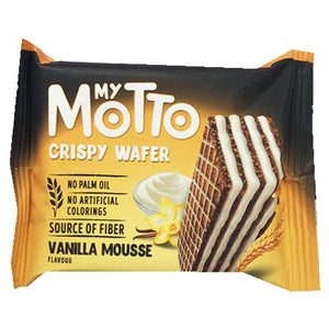 My Motto Crispy Wafer Vanilla 30g ~ 座右铭香草威化饼 30g