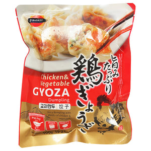 J Basket Chicken & Vegetable Gyoza 400g ~ J Basket 鸡肉蔬菜饺子 400g