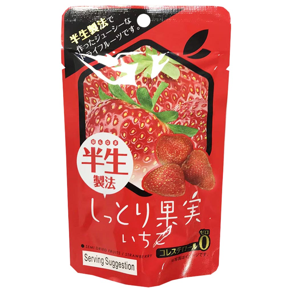 First Japan Moist Fruit Dried Strawberry 40g ~ 半生製法濕潤果實草莓脯 40g