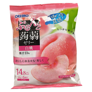 Orihiro Konjac Jelly Peach 120g ~ 织弘蒟蒻果凍桃子口味 120g