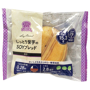 D.Plus Natural Bread Purple Sweet Potato 80g ~ 天然酵母紫薯味面包 80g