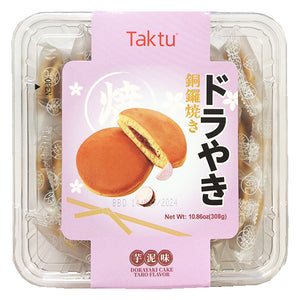 Taktu Dorayaki Taro 308g ~ 塔克图銅鑼燒香芋味 308g