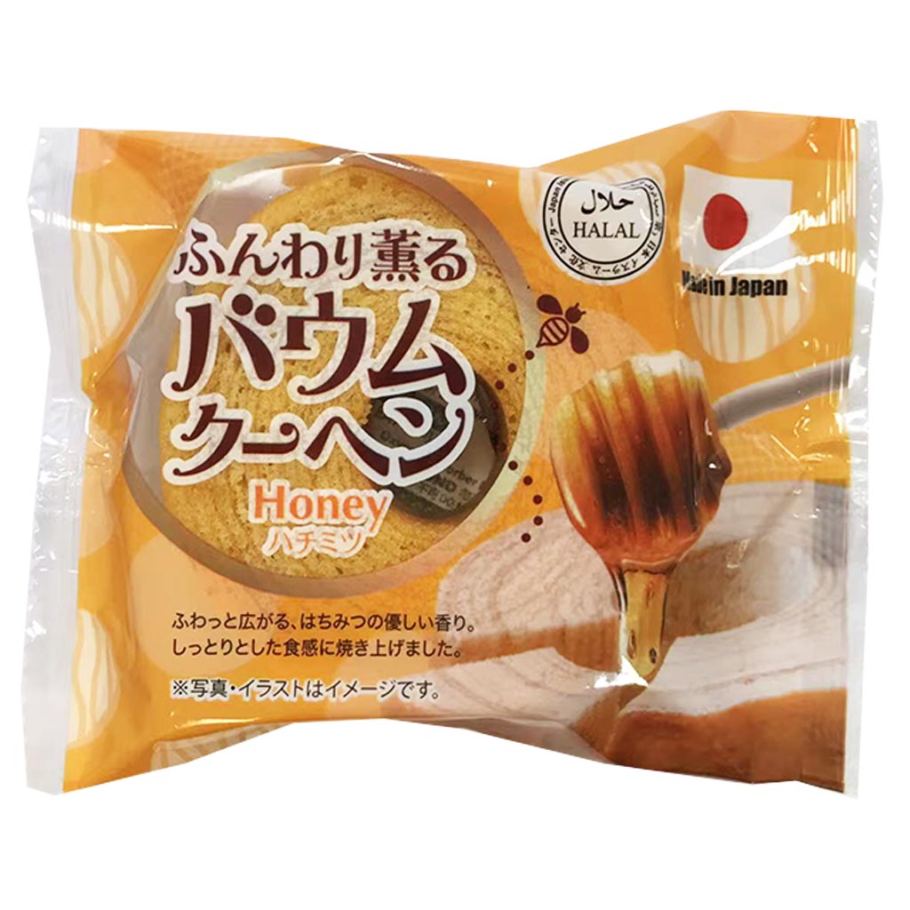 Funwari Kaoru Baumkuchen Cake Honey 55g ~ 蜂蜜年輪蛋糕 55g