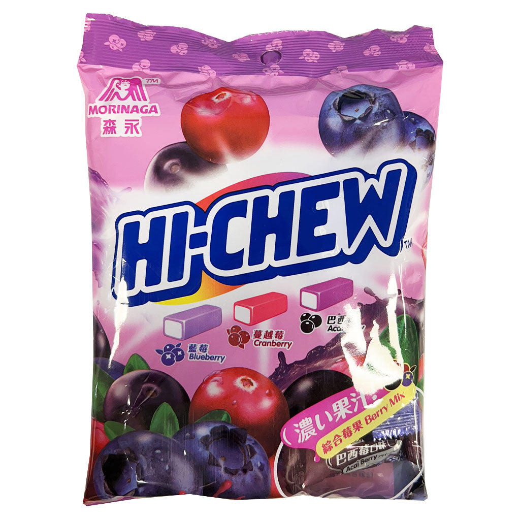 Morinaga Hi Chew Berry Mix 110g ~ Hi Chew 森永 农心果汁 综合梅果软糖 110g
