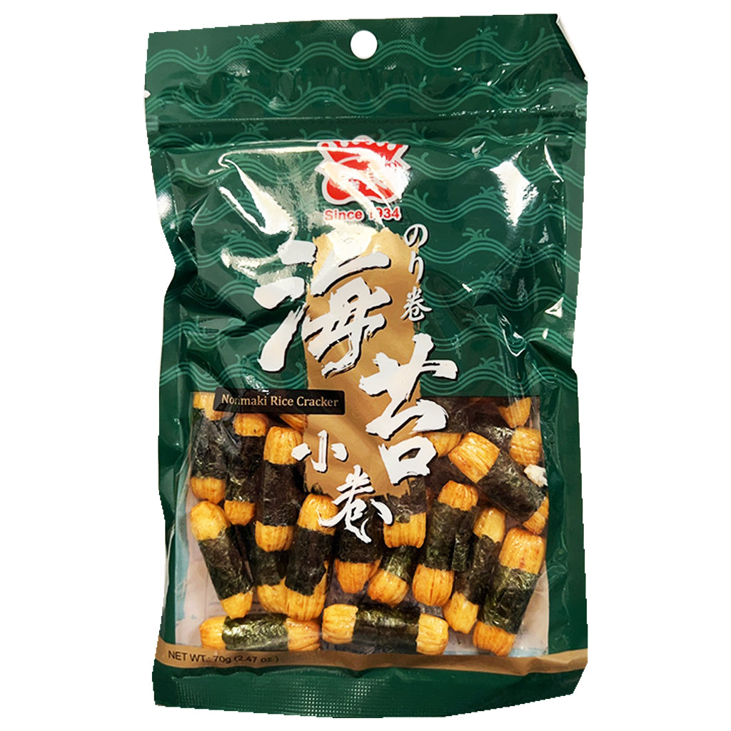 Imei Norimaki Rice Cracker Roll 70g ~ 義美海苔卷 70g