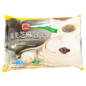 Imei Steamed Sesame Paste Bun 360g ~ 义美 芝麻包子 360g