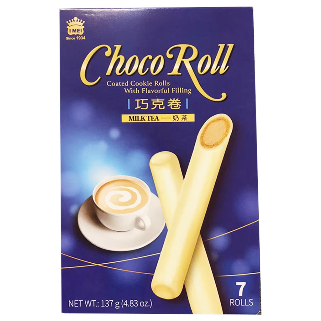 Imei Choco Roll Milk Tea 137g ~ 義美巧克力卷奶茶 137g