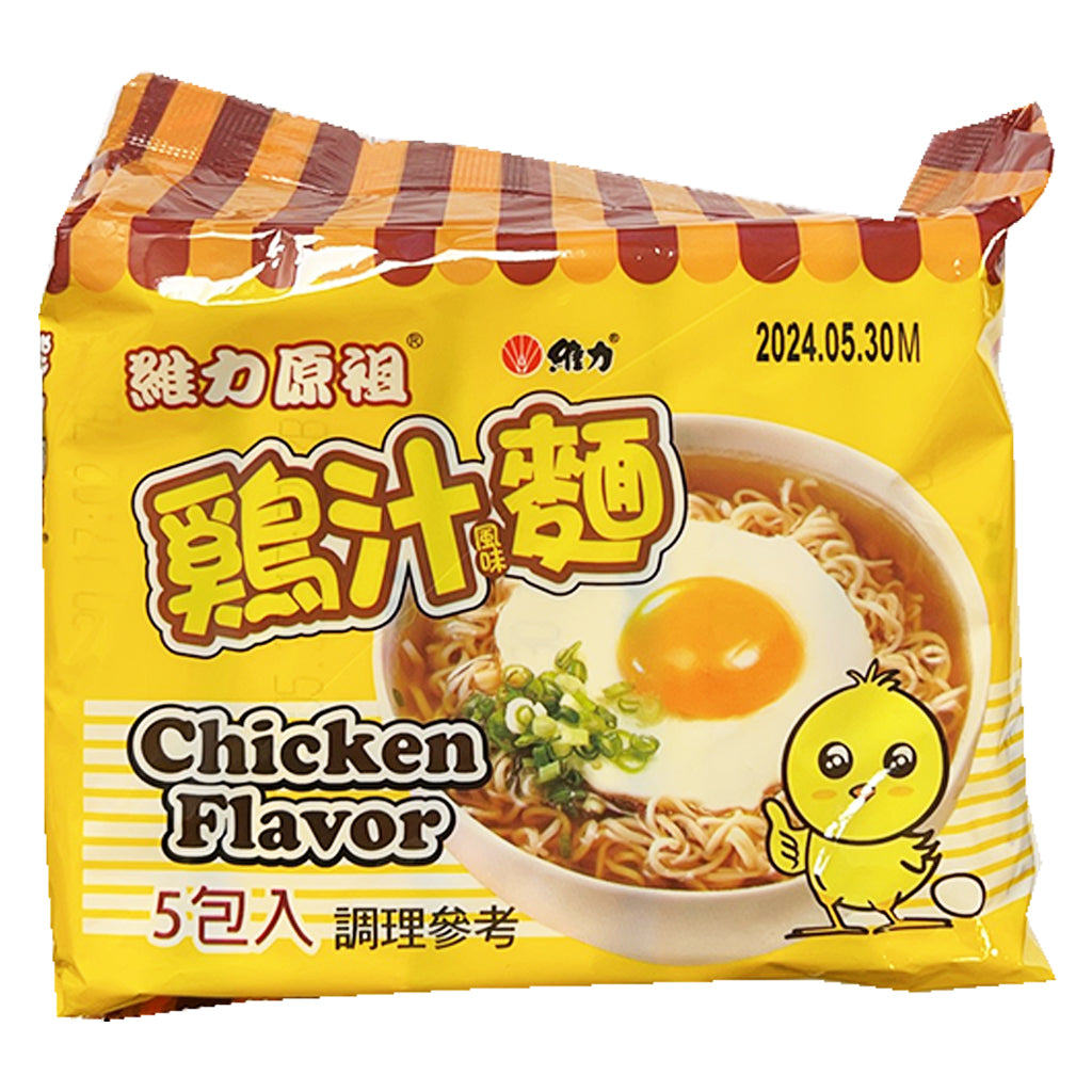 Wei Lih Noodle Chicken Flavour 350g ~ 维力 鸡汁面 350g