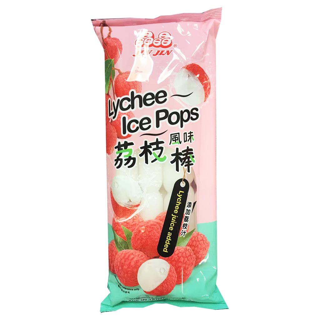Jin Jin Ice Pops Lychee Flavour 680g ~ 晶晶荔枝棒 680g