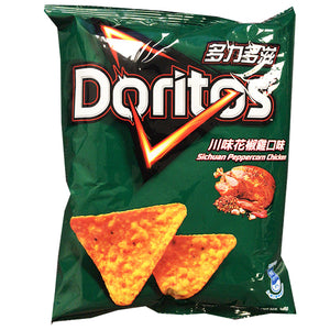 Doritos Tortilla Sichuan Pepper Chicken 48g ~ 多力多滋川味花椒雞口味玉米片 48g