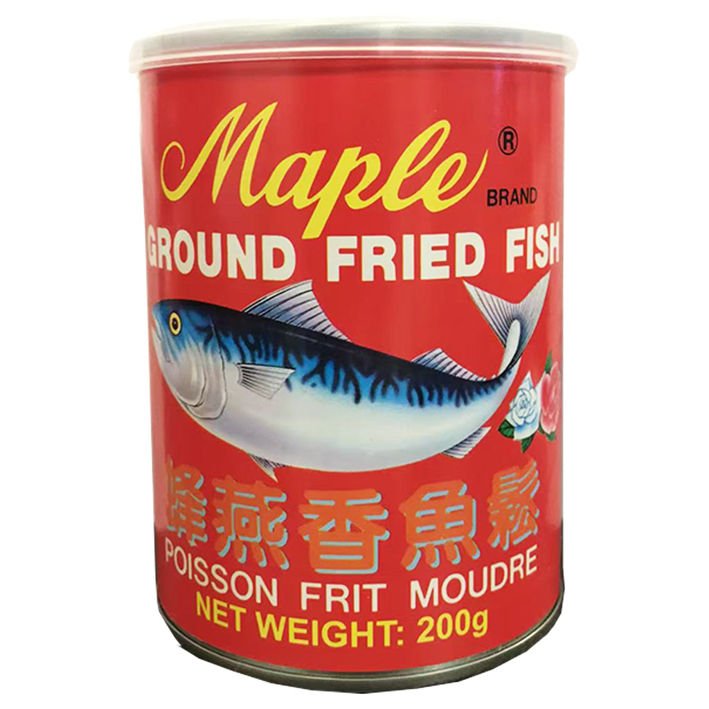 Maple Brand Ground Fried Fish 200g ~ 蜂燕香魚鬆 200g