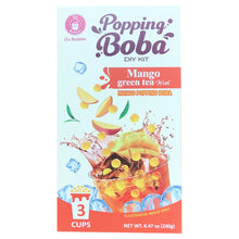 Load image into Gallery viewer, Os Mango Green Tea Popping Boba Kit 240g ~ Os芒果綠茶爆珠 240g
