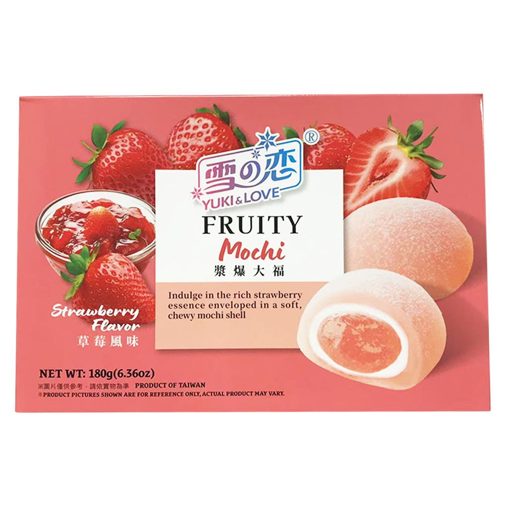 Yuki&Love Fruity Mochi Strawberry 180g ~ 雪の恋漿爆大福草莓 180g