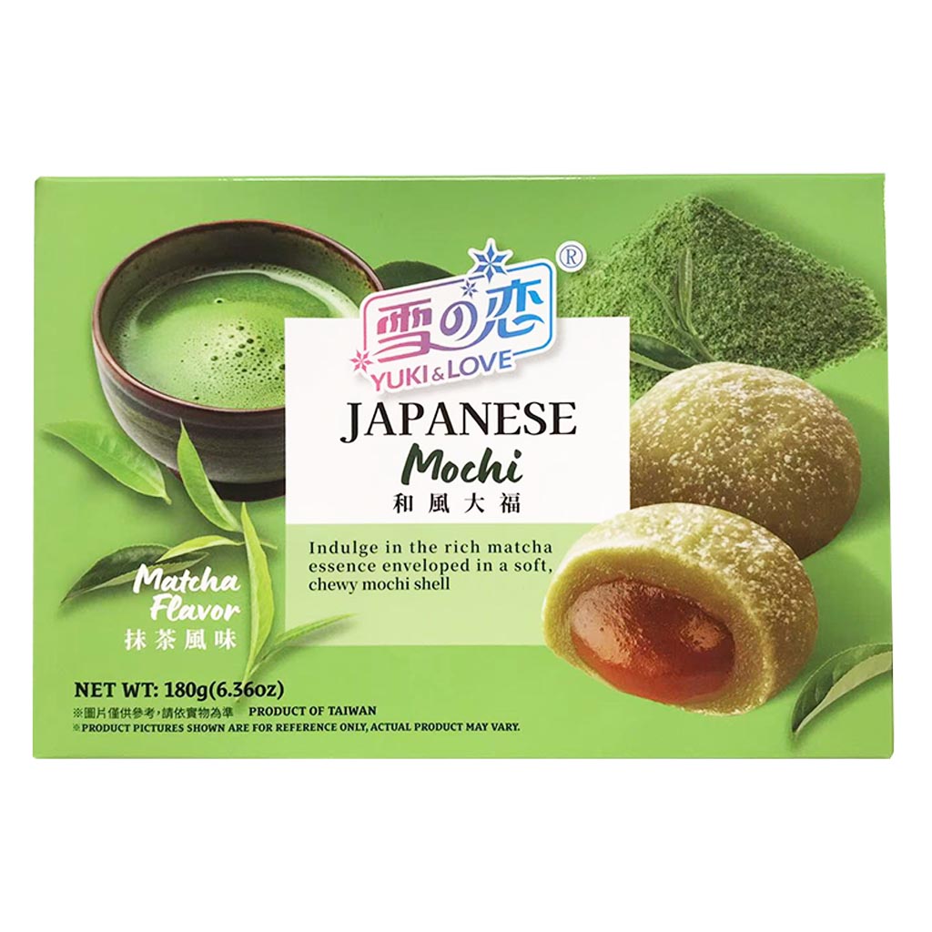 Yuki&Love Japanese Mochi Matcha 180g ~ 雪の恋和風大福抹茶 180g