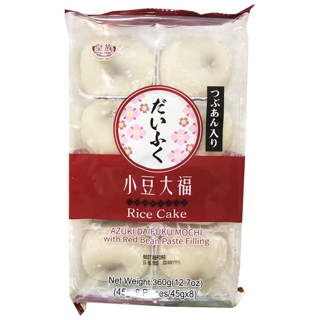 Royal Family Mochi Red Bean 360g ~ 皇族小豆大福红豆味 360g