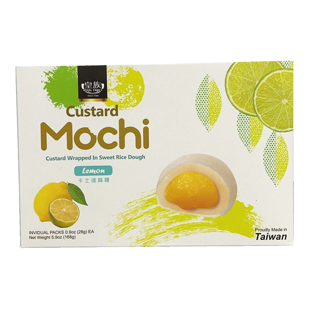 Royal Family Custard Mochi Lemon 168g ~ 皇族卡士達麻糬-檸檬 168g