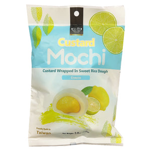 Royal Family Custard Mochi Lemon 110g ~ 皇族卡士達麻糬-覆盆莓奇異果檸檬 110g