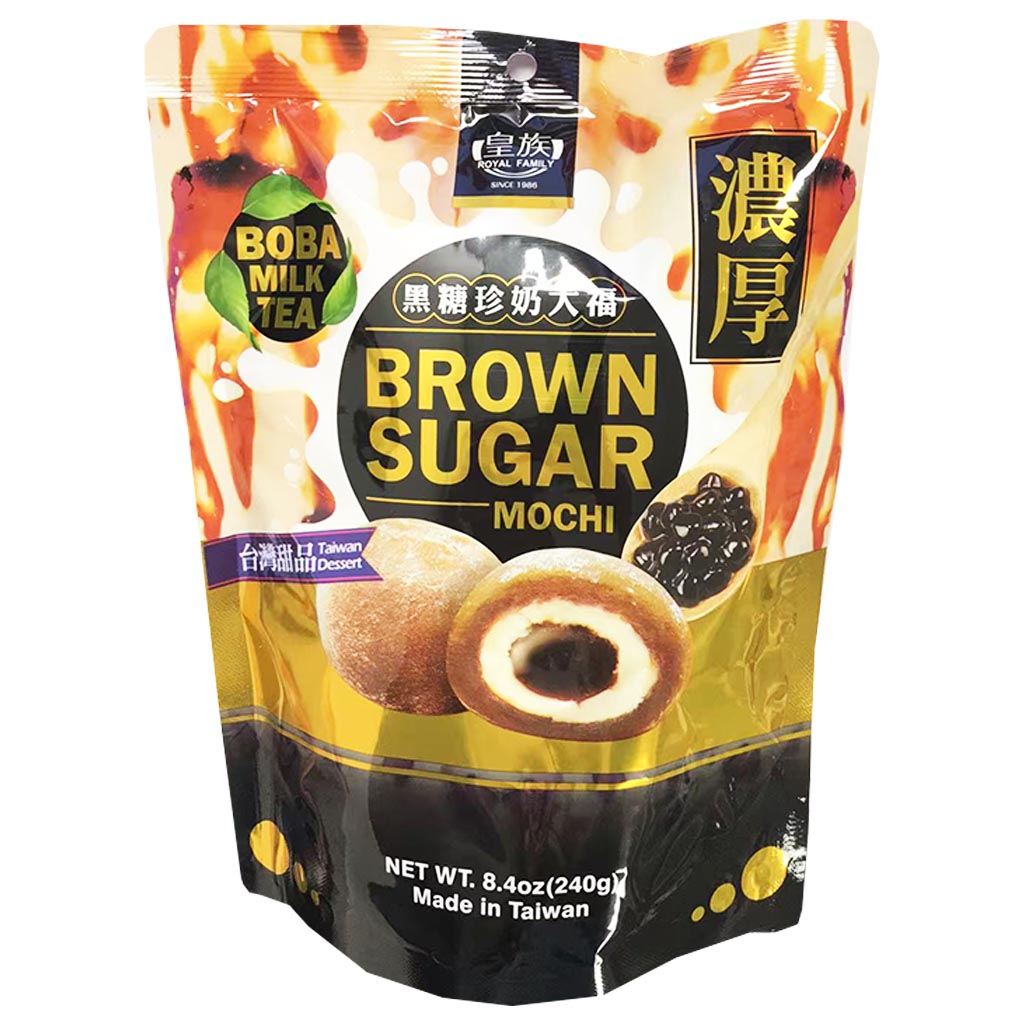 Royal Family Mochi Brown Sugar Milk Tea 240g ~ 皇族大福黑糖珍奶 240g