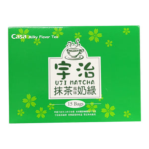 CasaUji Matcha Milk Tea 15pcs 375g ~ 卡薩 宇治抹茶奶绿 375g