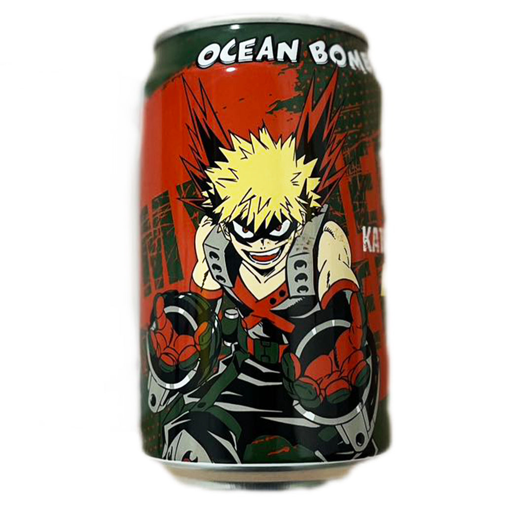Ocean Bomb My Hero Academia Red Grape 330ml ~ 海洋深層汽水我的英雄學院紅葡萄 330ml