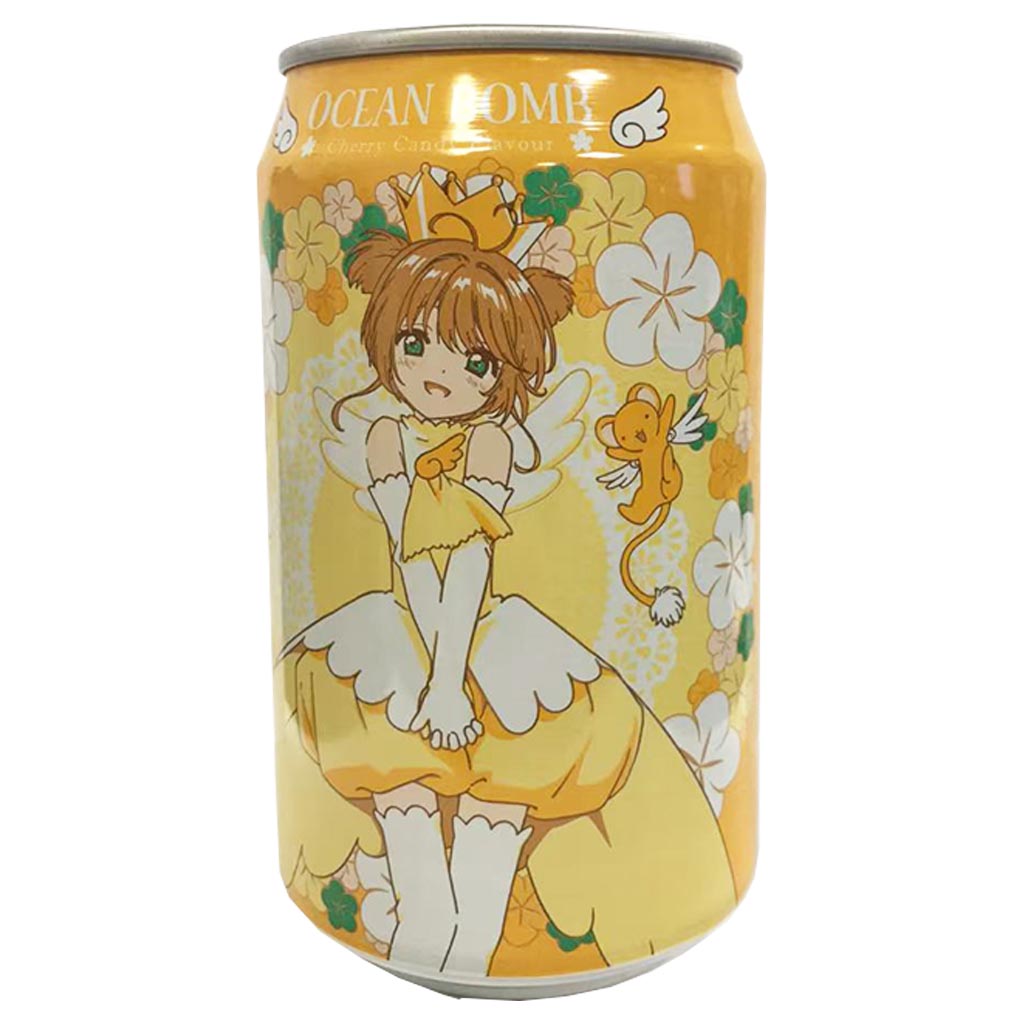 Ocean Bomb Cardcaptor Cherry 330ml ~ 海洋深层气泡水庫洛魔法使櫻桃風味 330ml