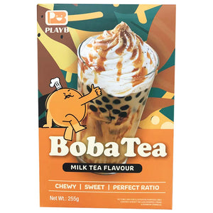 PlayB Boba Tea Milk Tea 255g ~ PlayB珍珠茶套裝奶茶 255g
