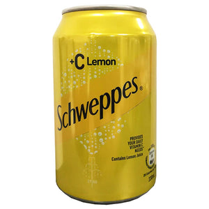 Schweppes C+ Lemon Soda 330ml ~ 玉泉C+罐裝檸檬味 330ml