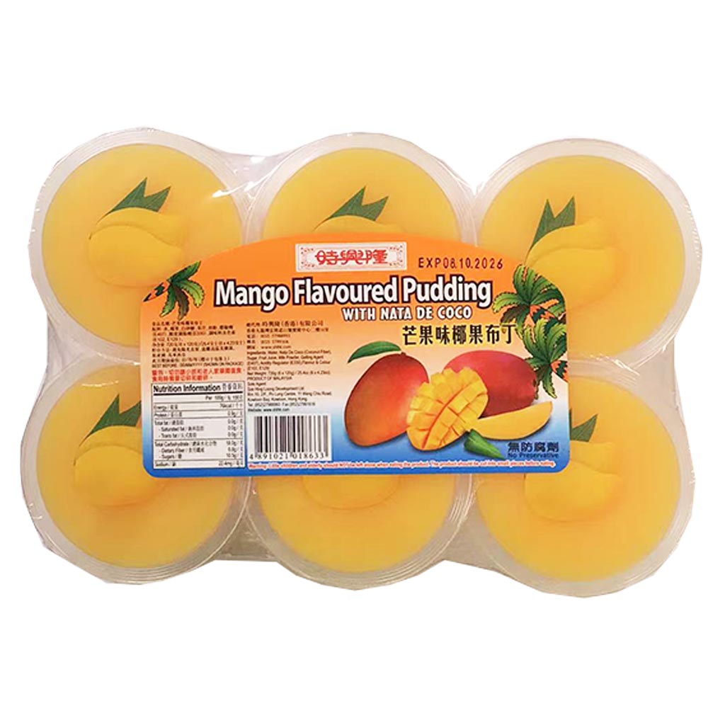 SzeHingLoong Mango Pudding Nata De Coco 720g ~ 時興隆椰果布丁芒果 720g