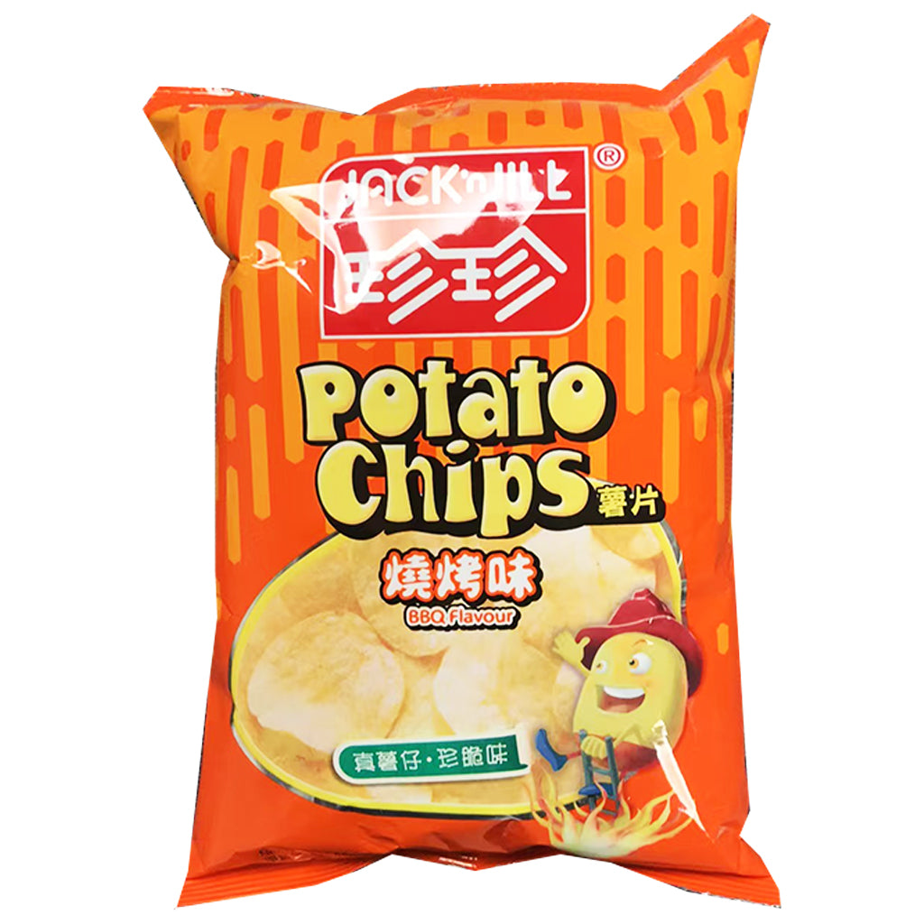 Jack 'n Jill Chips BBQ Flavour 55g ~ 珍珍 薯片烧烤味 55g