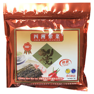 Four Seas Seaweed Hot Spicy 18g ~ 四洲紫菜辣味 18g