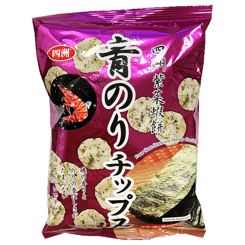 Four Seas Japan Seaweed Shrimp Cracker 80g ~ 四洲紫菜蝦饼 80g
