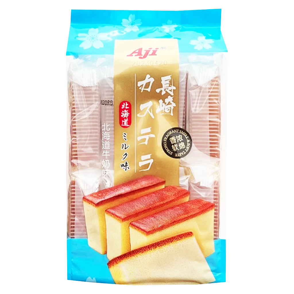 Aji Nagasaki Style Cake Milk Flavour 330g ~ Aji 长崎蛋糕 北海道牛奶味 330g