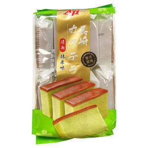 Aji Nagasaki Style Cake Matcha Flavour 330g ~ Aji 长崎蛋糕 清新抹茶味 330g
